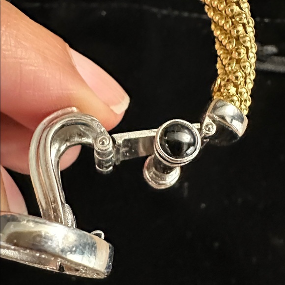 Gold Plating Over Sterling Silver Women’s Bracelet - Picture 5 of 6